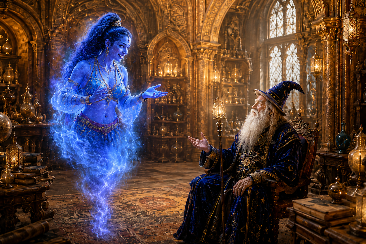The Genie and The Wizard